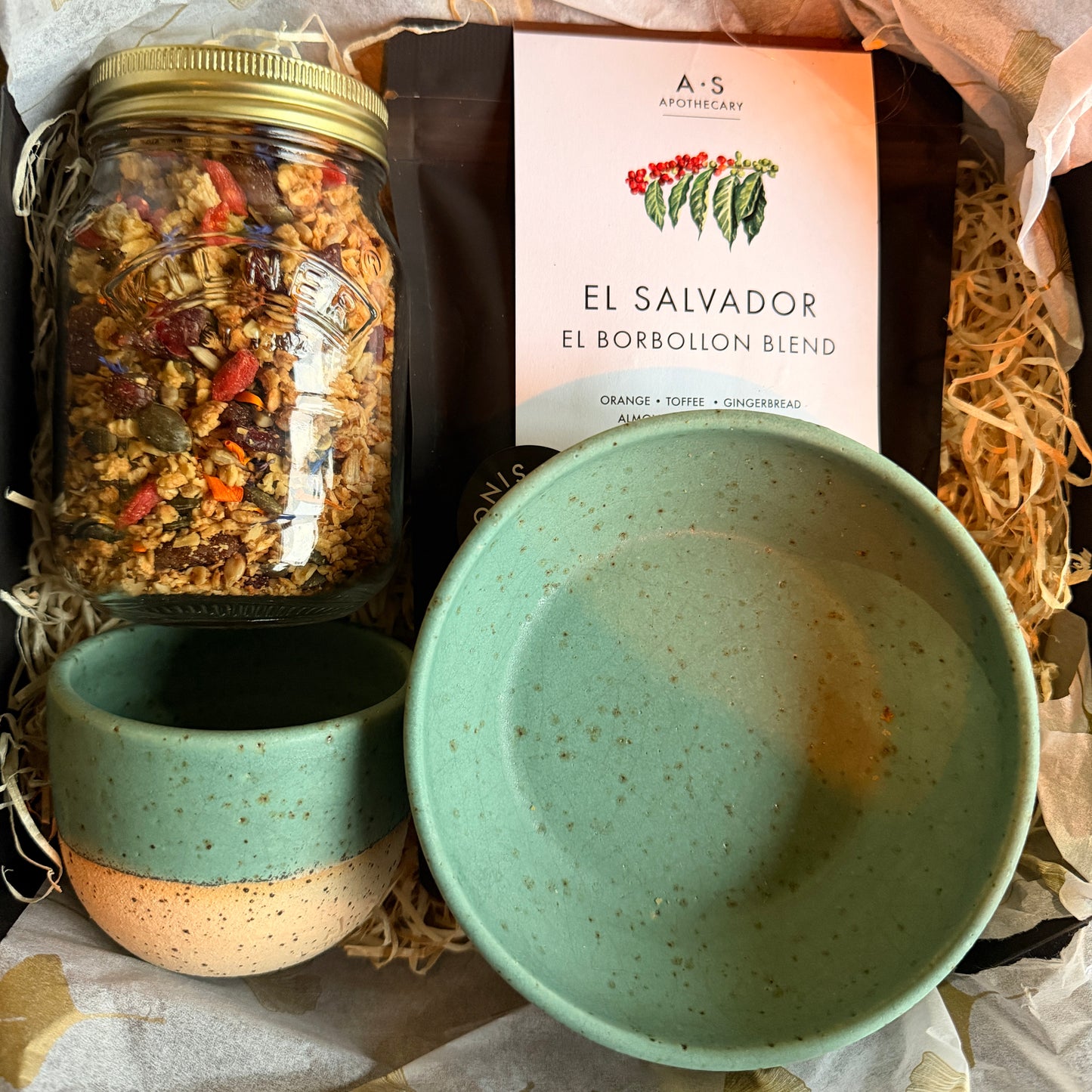 Breakfast Hamper Turquoise Colour