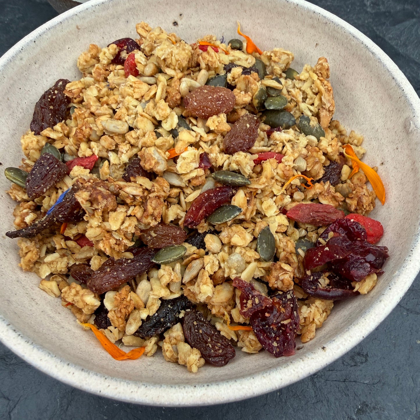 Breakfast Hamper Oatmeal and Chocolate colour