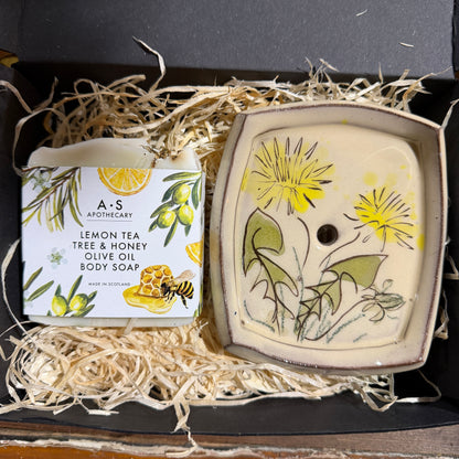 Dandelion Dish and Lemon Tea Tree Body Soap